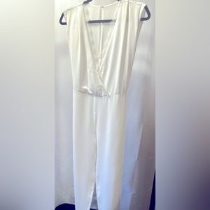 White Jumpsuit | Sleeveless | Long